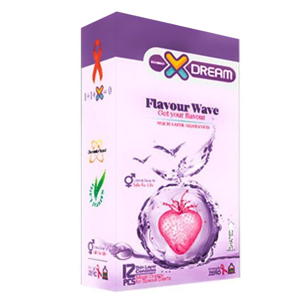 کاندوم میوه ای مدل X-DREAM flavour Wave