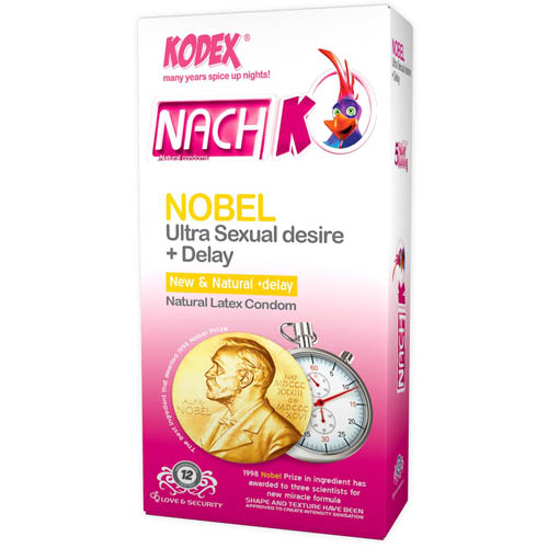 کاندوم تاخیری تحریک کننده خاردار حلقوی NACH KODEX NOBEL