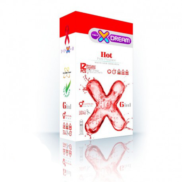 کاندوم تاخیری 12 عددی مدل X DREAM hot